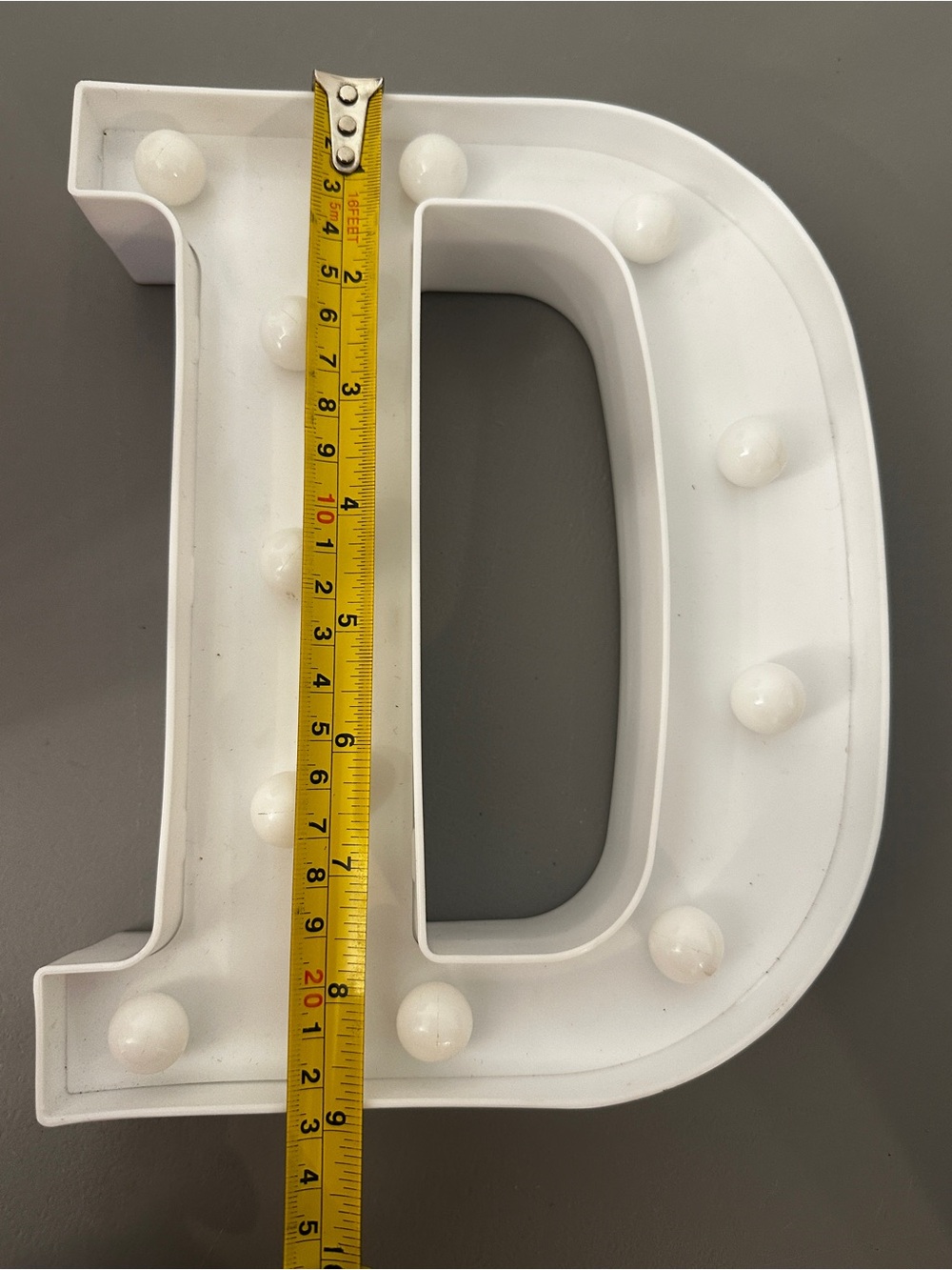 Letter D Light - Picture 3 of 3